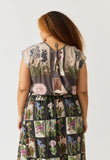 Nancybird | Sabrina Top | Charcoal Floral