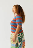 Nancybird | Rana Knit Tee | Terracotta Stripe