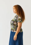 Nancybird | Apollo Tee | Charcoal Archive Floral