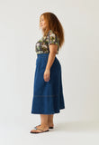 Nancybird | Aries Denim Skirt | Dark Wash