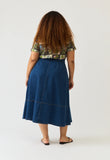 Nancybird | Aries Denim Skirt | Dark Wash