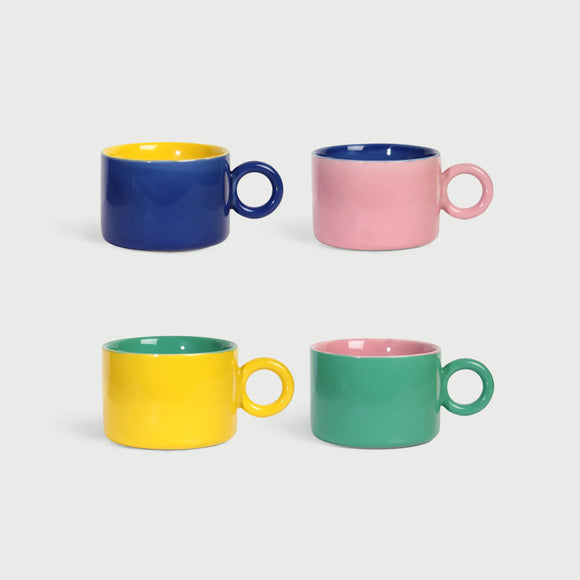 &Klevering | Chiquito Mug | Set of 4
