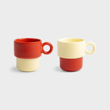 &Klevering | Chiquito Red Large Mug | Set of 2