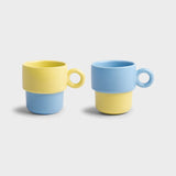 &Klevering | Chiquito Blue Large Mug | Set of 2