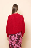 Frock Me Out | Chunky Knit Cardigan | Red