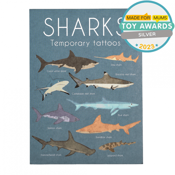 Rex | Sharks | Temporary Tattoos