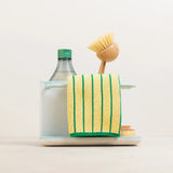 Sophie Home | Reusable Striped Dishcloths | Green