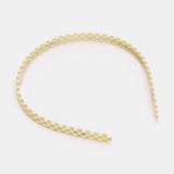 Chunks | Classic Headband | Olive Checker