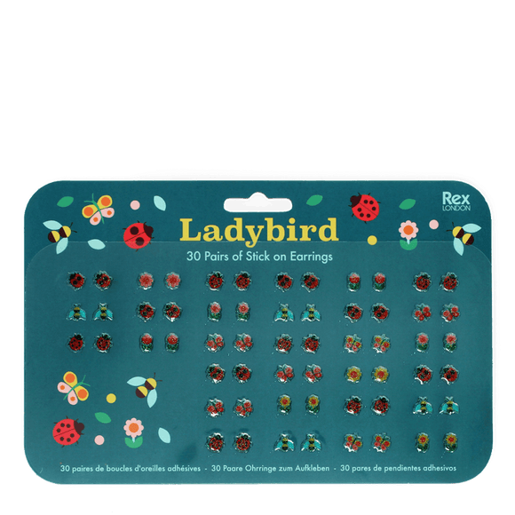 Rex London | Stick on Earrings Ladybird