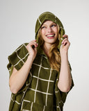 Kip & Co | Resort Poncho | Avocado Check