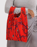 Baggu | Pleated Baggu | Red Snapdragon