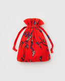 Baggu | Pleated Baggu | Red Snapdragon