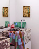 Kip & Co | Seabed Velvet Toiletry Bag