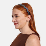 Chunks | Wavy Headband in Dark Sparkle