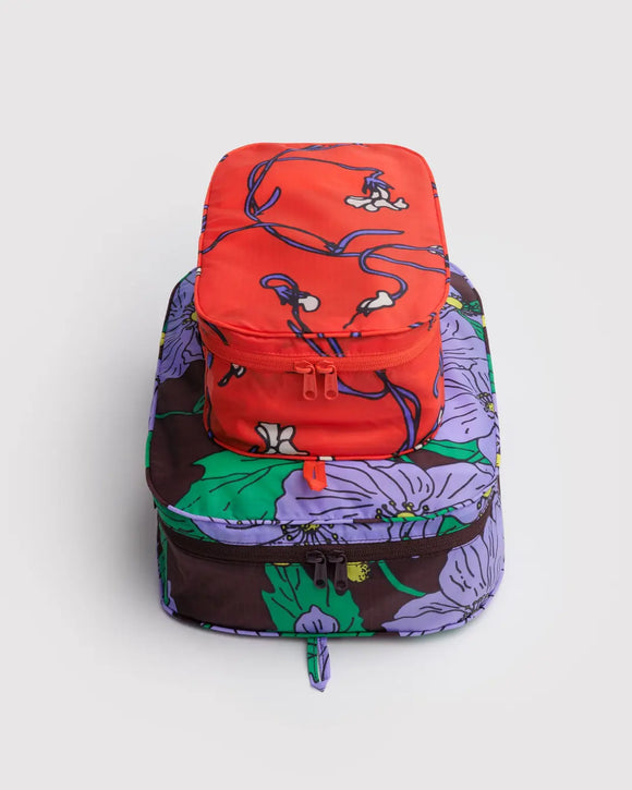 Baggu | Packing Cube Set | Poppy Mix