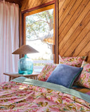 Kip & Co | Velvet Cushion | Cloud Break