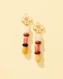 Martha Jean | Madeline Beaded Earrings |- Gold