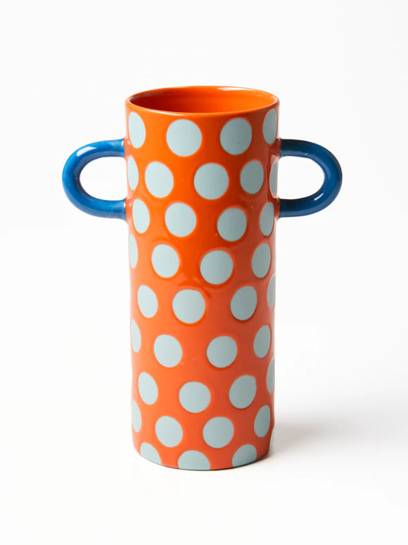 Jones & Co | Griffe Blue Red Spot Bud Vase