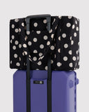 Baggu | Cloud Carry-On | Black And Cream Polka Dot