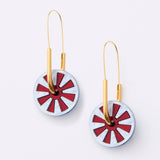 Martha Jean | Calypso Earrings | Blue/Plum