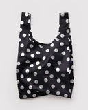 Baggu | Standard Baggu | Silver Metallic Polka Dot