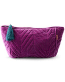 Kip & Co | Wild Grape Velvet Toiletry Bag