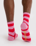Baggu | Crew Sock | Pink Stripe
