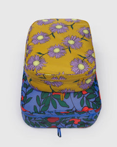 Baggu | Large Packing Cube Set | Night Orchard