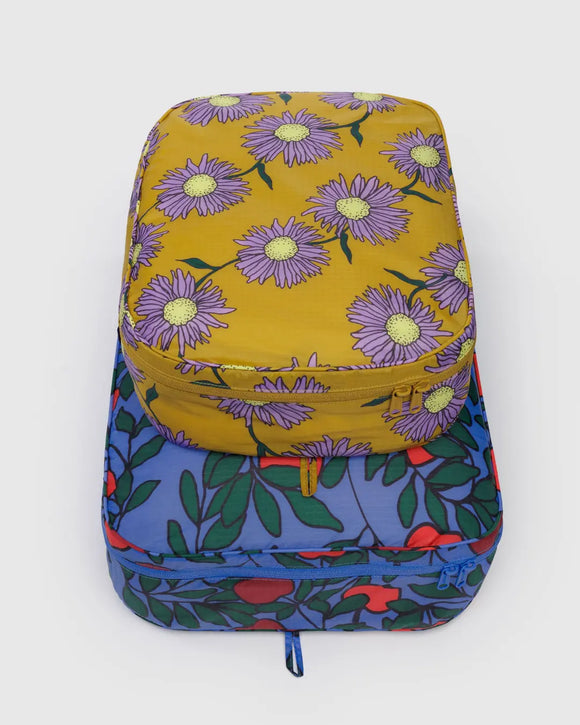 Baggu | Large Packing Cube Set | Night Orchard