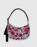 Baggu | Medium Nylon Crescent Bag | Floral Snoopy