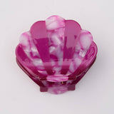 Martha Jean | Shell Hair Clip | Maroon