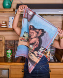 Kip & Co | Tea Towel | Blinky Bill Late Night Snack
