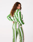 Kip & Co | Organic Cotton Sweater | Cactus Stripe