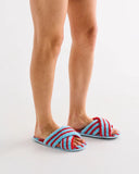 Kip & Co | Sherpa Adult Slippers | Hamilton Stripe