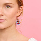 Martha Jean | Calypso Earrings | Blue/Plum