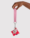 Baggu | Logo Keychain | Pink Happy