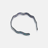 Chunks | Wavy Headband in Dark Sparkle