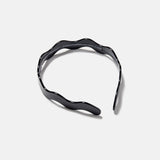 Chunks | Wavy Headband in Black