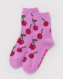 Baggu | Crew Sock | Cherries