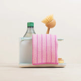 Sophie Home | Reusable Striped Dishcloths | Pink