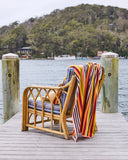Kip & Co | Terry Beach Towel | Casablanca Stripe