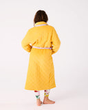 Kip & Co | Quilted Velvet Robe | Lavender Honey