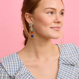 Martha Jean | Madeline Beaded Earrings | Silver