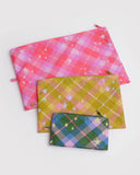 Baggu | Go Pouch | Star Plaid