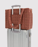 Baggu | Small Cloud Carry-On | Tan Houndstooth