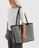 Baggu | Large Nylon Reversible Tote | Mixed Black