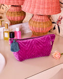 Kip & Co | Wild Grape Velvet Toiletry Bag