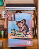 Kip & Co | Tea Towel | Blinky Bill Late Night Snack