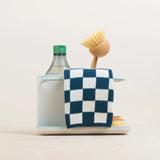 Sophie Home | Reusable Check Dishcloths | Mustard