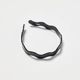 Chunks | Wavy Headband in Black